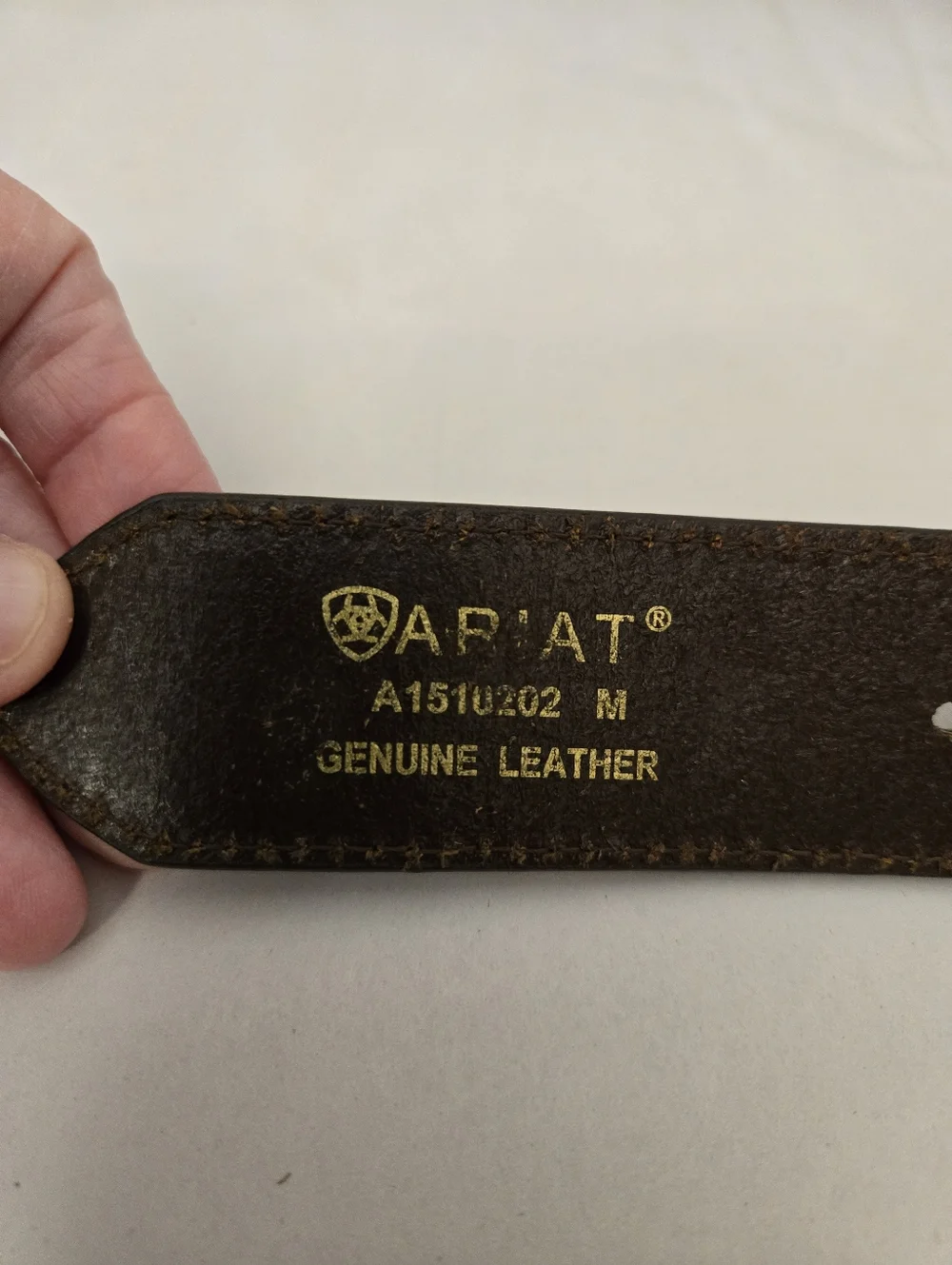 Ariat Women's Floral Rhinestone Concho Belt Sz M Genuine Leather Cowgirl Western